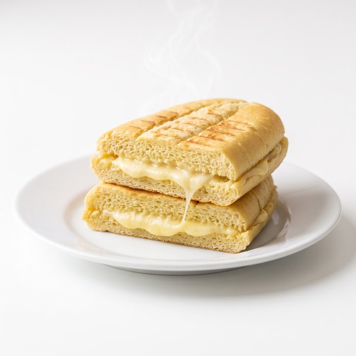 Yarım Ekmek Kaşarlı Tost